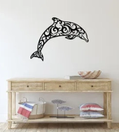 Dolphin- Metal Art, Metal Sign Wall Decor, Metal Sign Outdoor, Indoor