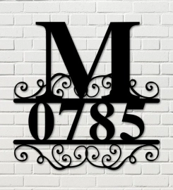 Modern House Numbers, Modern Address Numbers, Metal Address Numbers, Custom