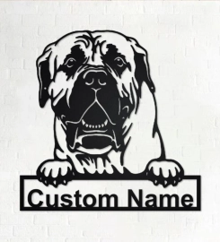 Personalized Boerboel Metal Sign, Boerboel Metal Wall Art, Dog Metal Sign