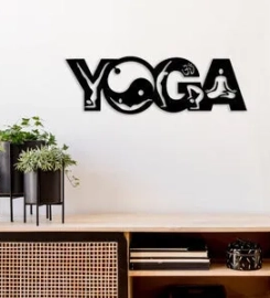 Yoga Art Wall Decor, Cut Wall Hanging, Home Decoration, Home Gift